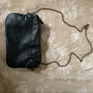 Silence+Noise Black Leather bag 3 compartments